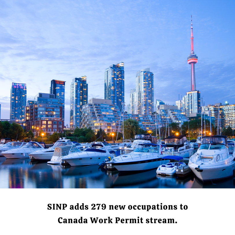 SINP expands its existing work permit